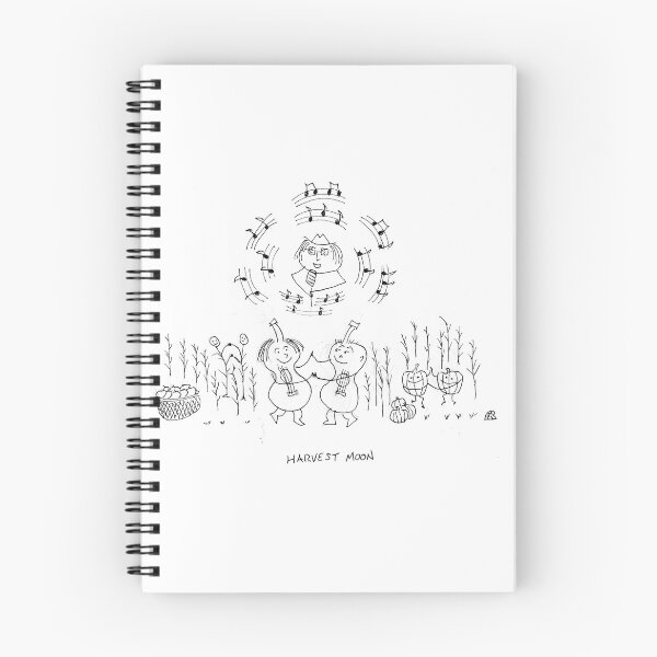 Item preview, Song Cartoon - Harvest Moon designed and sold by fred rosenthal.