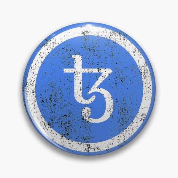 Item preview, Tezos Distressed Crypto Coin Image designed and sold by CryptoStyles00.