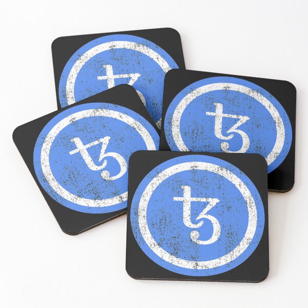 Item preview, Tezos Distressed Crypto Coin Image designed and sold by CryptoStyles00.