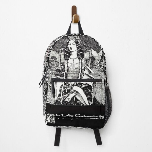 Item preview, ARTHURIAN LEGENDS,THE LADY GUINEVERE In Black and White designed and sold by BulganLumini.