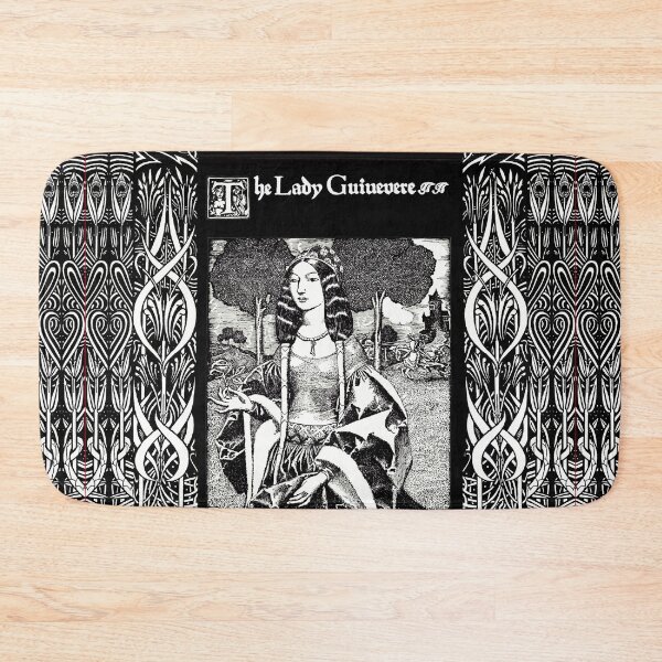 Item preview, ARTHURIAN LEGENDS,THE LADY GUINEVERE In Black and White designed and sold by BulganLumini.