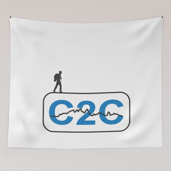 Item preview, C2C Walking challenge Black/Blue designed and sold by cycleexplorers.