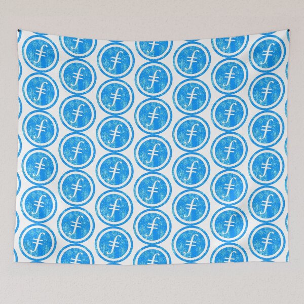 Item preview, Filecoin Distressed Crypto Coin Image designed and sold by CryptoStyles00.