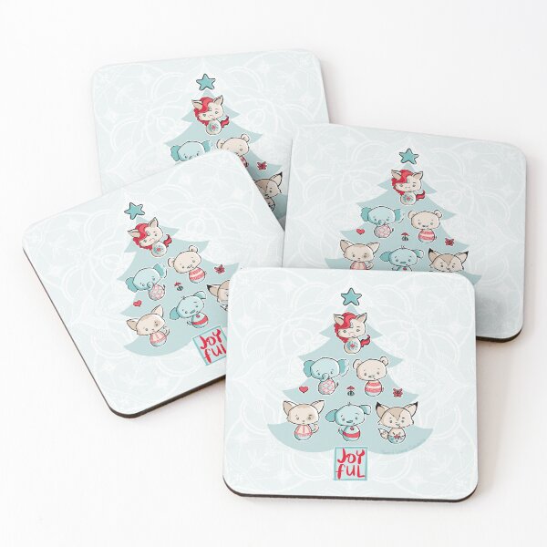 Item preview, Joyful Christmas Animal Ornaments designed and sold by glachhabria.