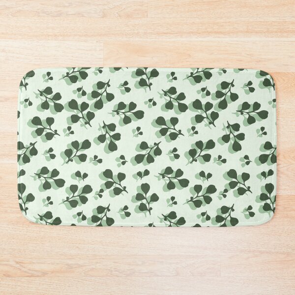 Item preview, Geometric Pattern Green Shades Leaves designed and sold by NessiCreates.