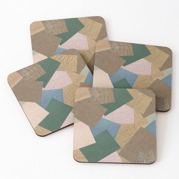 Item preview, Burlap Texture Collage Patchwork designed and sold by LashCreations.