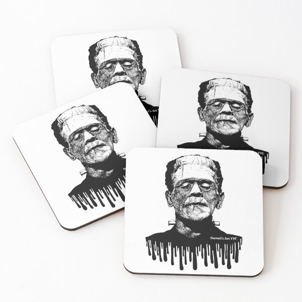 Item preview, Frankenstein (black print version) designed and sold by NaomiArtYYC.