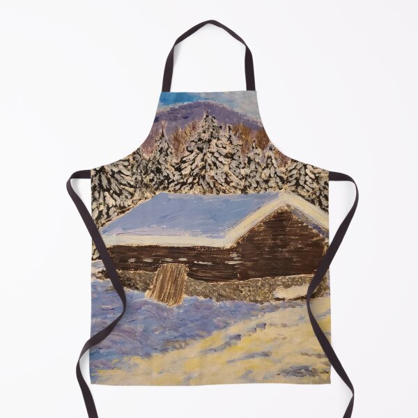 Item preview, Christmas in the Alps. A small house. designed and sold by Anastasia Ruzmaikina.
