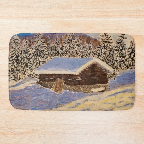 Item preview, Christmas in the Alps. A small house. designed and sold by Anastasia Ruzmaikina.