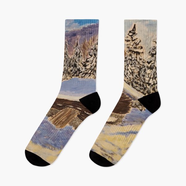 Item preview, Christmas in the Alps. A small house. designed and sold by Anastasia Ruzmaikina.