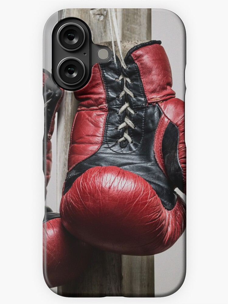 Red vintage boxing gloves iPhone Case for Sale by DimDom Redbubble