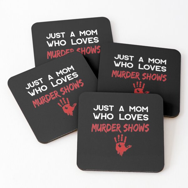 Item preview, Just a Mom Who Loves Murder Shows designed and sold by PaulPolygonart.