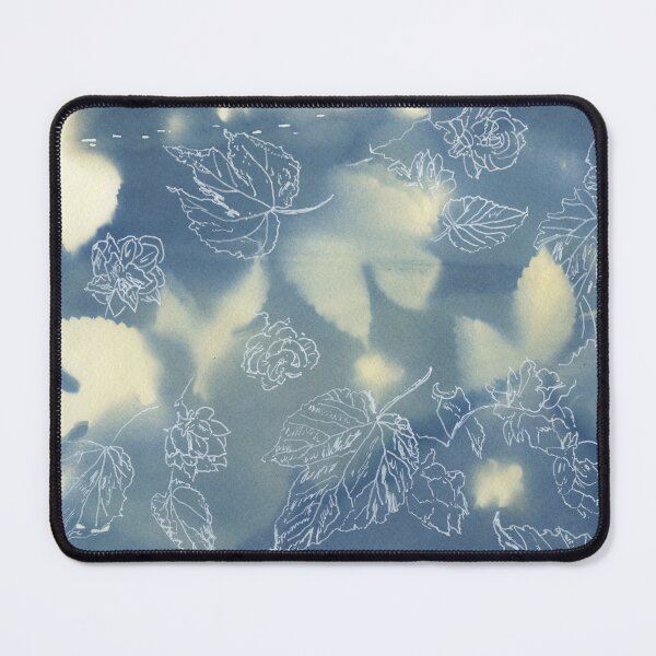 Item preview, Hops Two: cyanotype on watercolour paper with white ink sketching designed and sold by LymphomaLass.