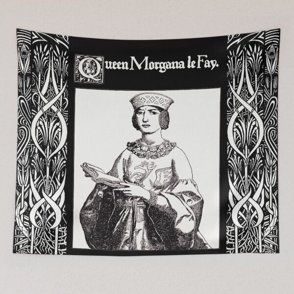 Item preview, LEYENDAS ARTURIANAS, LA REINA MORGANA LE FAY En blanco y negro designed and sold by BulganLumini.
