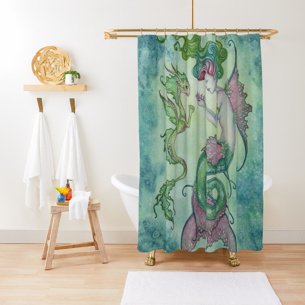 Item preview, Shower Curtain designed and sold by AmyBrownArt.