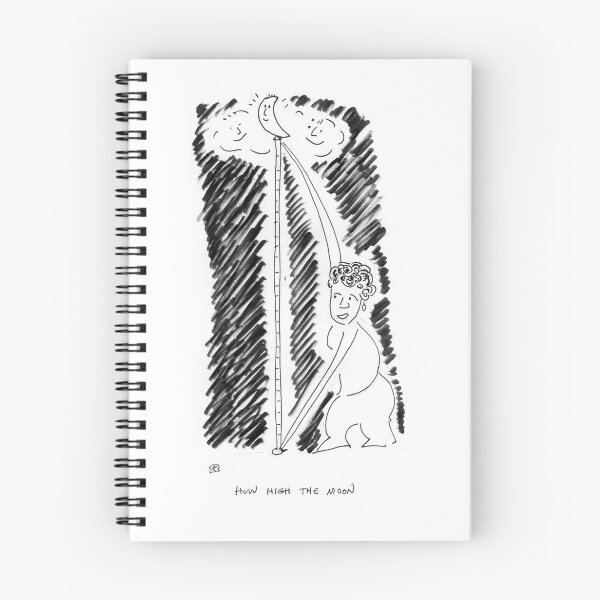 Item preview, Song Cartoon - How High the Moon designed and sold by fred rosenthal.