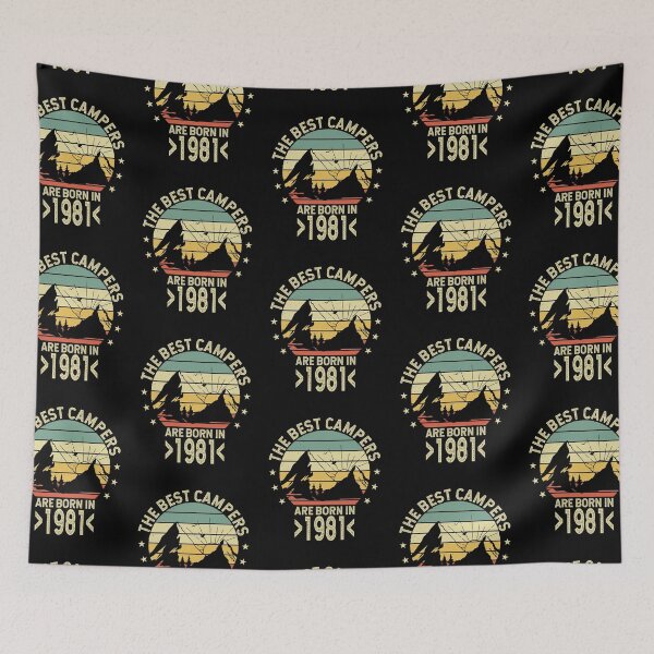 Item preview, Birthday The Best Campers Are Born In 1981 designed and sold by TKsTees.