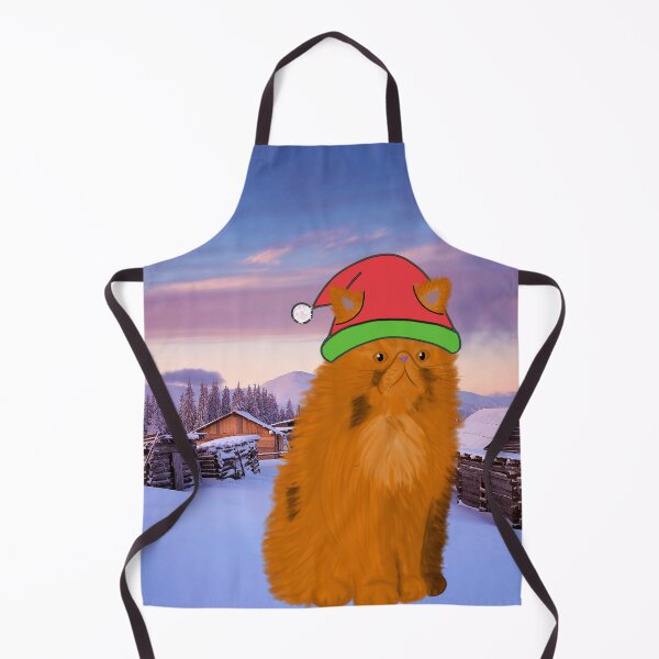 Item preview, christmas crookshanks dark snow scene designed and sold by obsedian-dream.