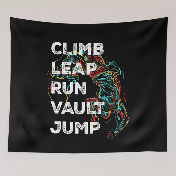 Item preview, Climb LEap Run Vault Jump Parkour designed and sold by MooonTees.