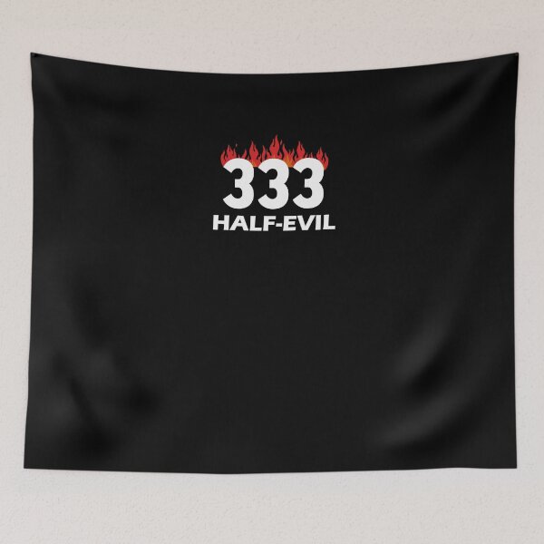 Item preview, 333 Half Evil designed and sold by PaulPolygonart.