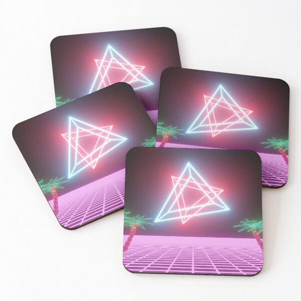 Item preview, Synthwave Triangles designed and sold by Grant Gladden.