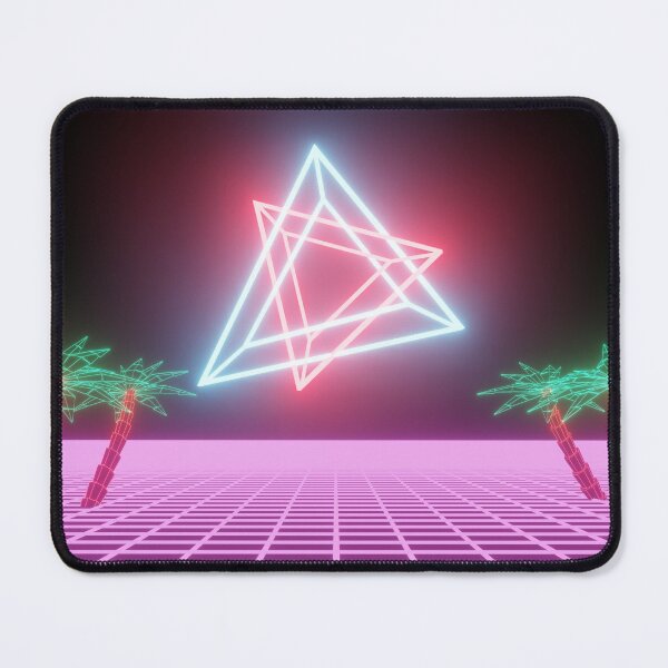 Item preview, Synthwave Triangles designed and sold by Grant Gladden.