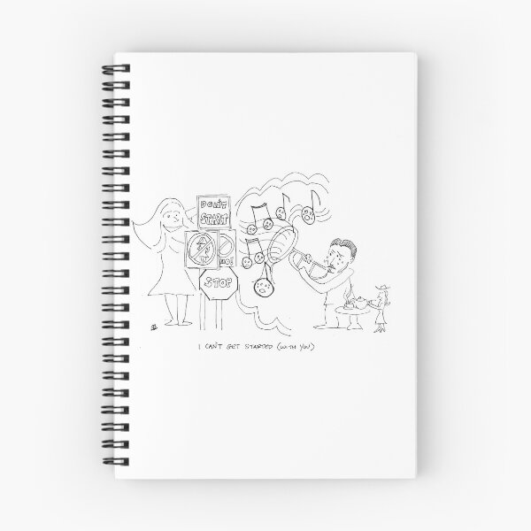 Item preview, Song Cartoon - I Can't Get Started (with you) designed and sold by fred rosenthal.