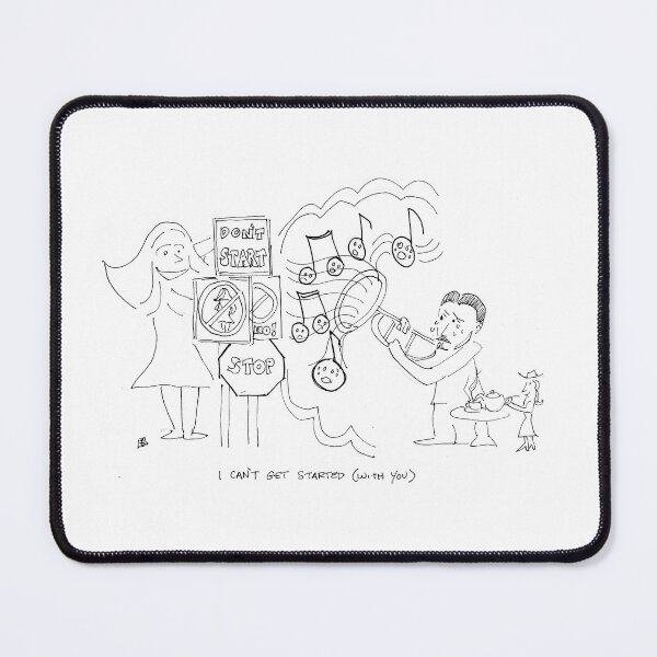 Item preview, Song Cartoon - I Can't Get Started (with you) designed and sold by fred rosenthal.