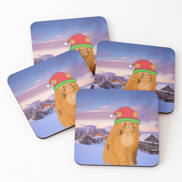 Item preview, christmas crookshanks light snow scene designed and sold by obsedian-dream.