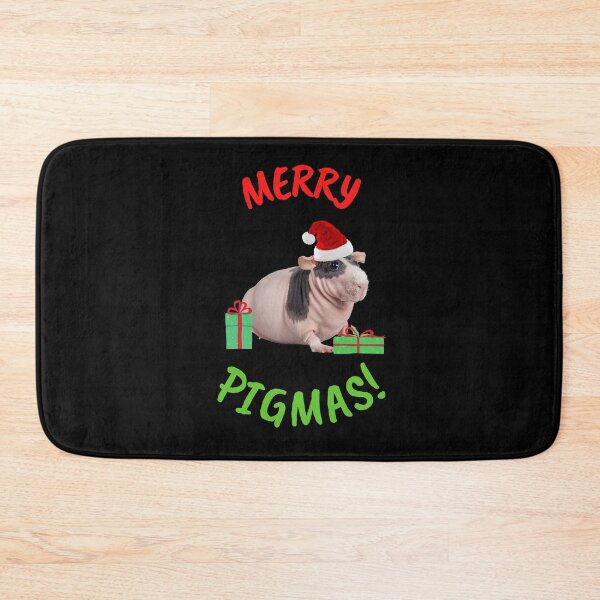 Item preview, Merry Pigmas Christmas Skinny Guinea Pig Santa Funny designed and sold by Artventurous.