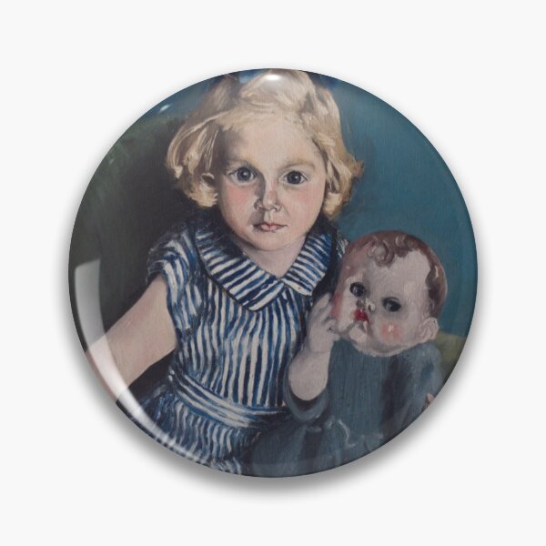 Item preview, Girl with her Doll Painting designed and sold by GingerMan2550.