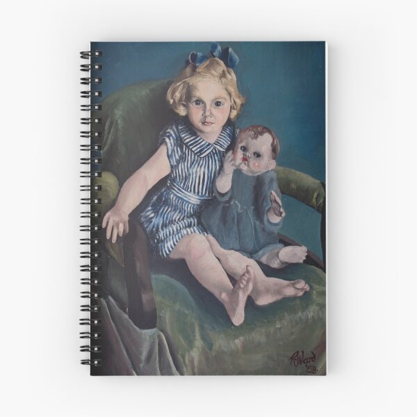 Item preview, Girl with her Doll Painting designed and sold by GingerMan2550.