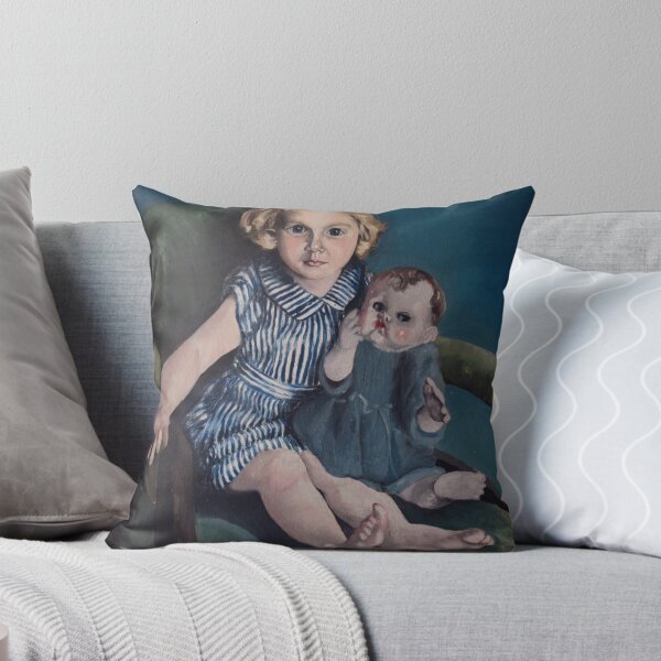 Item preview, Girl with her Doll Painting designed and sold by GingerMan2550.