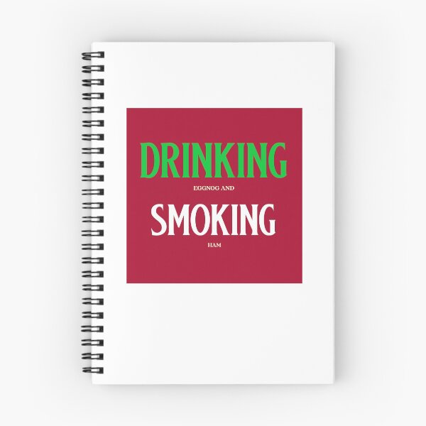 Item preview, Drinking Eggnog and Smoking Ham designed and sold by GagiTees.