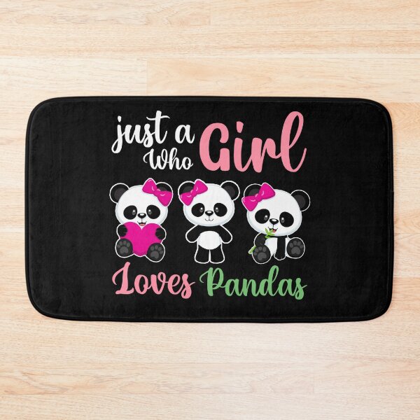 Item preview, Just a girl who loves pandas designed and sold by Mr Wolf.