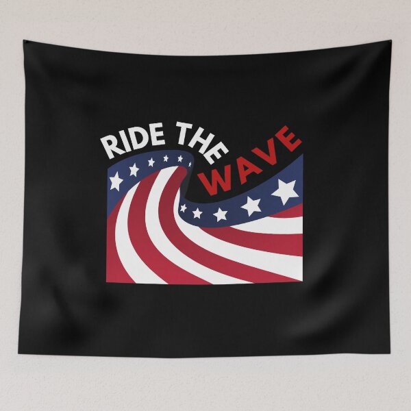 Item preview,  The Great Red Wave Is Coming - Conservative Patriot Red White And Blue Political Saying designed and sold by Vibbin4Life33.