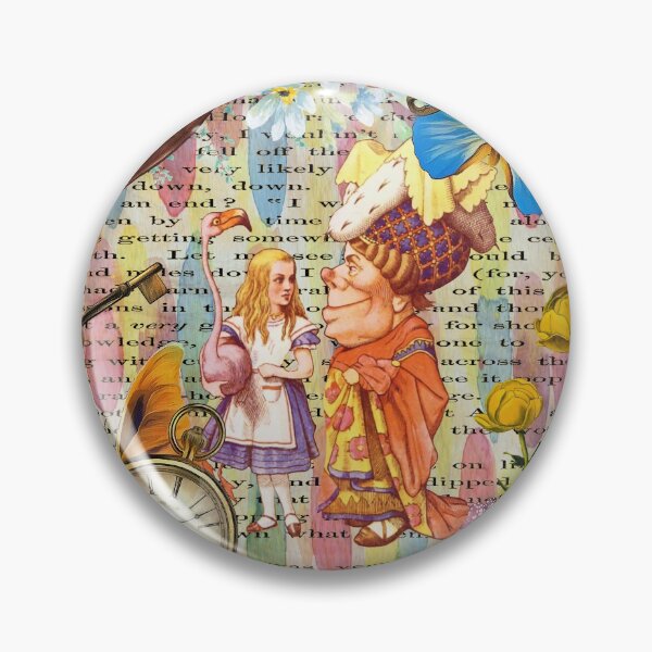 Item preview, Alice & The Queen Collage - Alice in Wonderland  designed and sold by maryedenoa.