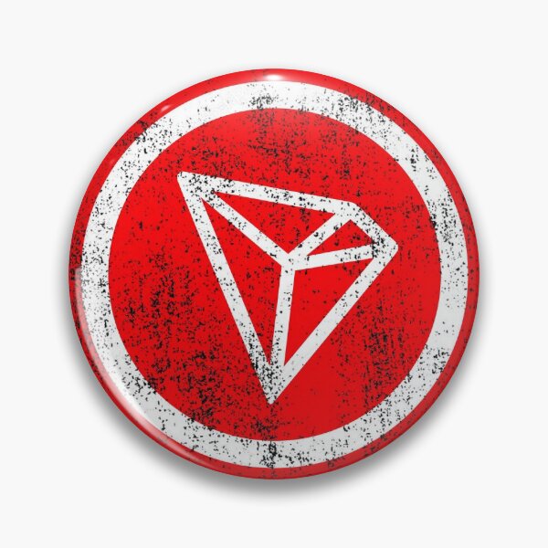 Item preview, Tron Distressed Crypto Coin Image designed and sold by CryptoStyles00.
