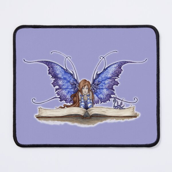 Item preview, Bookworm Book Fairy designed and sold by AmyBrownArt.