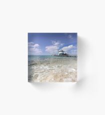 Docked at Grand Turk Acrylic Block