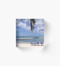Aruba Holiday Acrylic Block