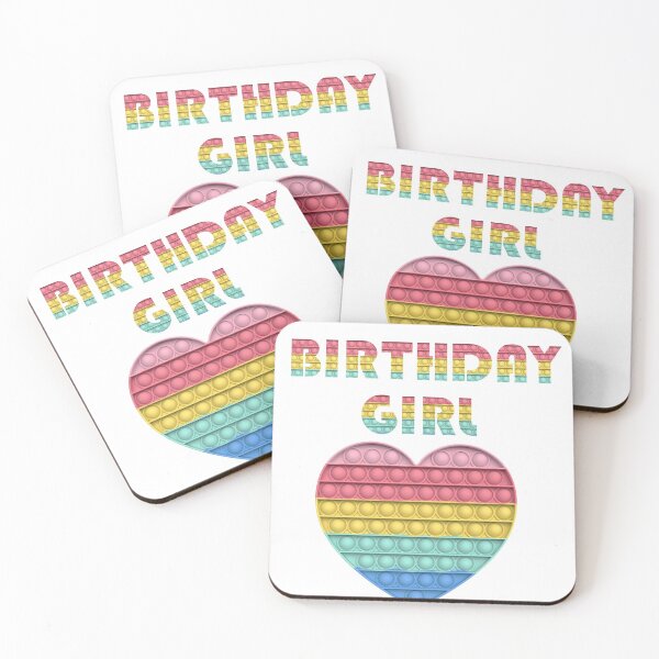 Item preview, Birthday Girl Pop It desing Kids Birthday Pop It Heat T-Shirt designed and sold by zaysa.