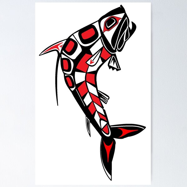 Tribal Tarpon Decal – Jaybo Art