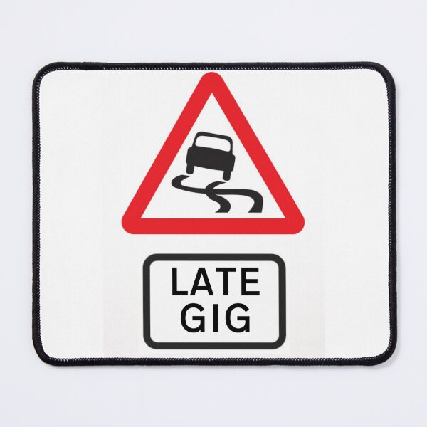 Item preview, Late Gig designed and sold by Corry Bros Jazz Stuff Shop.