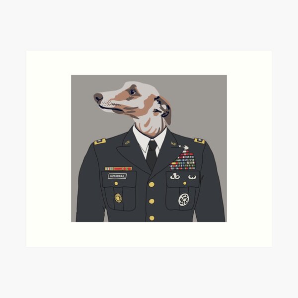 General Dogsbody Art Print