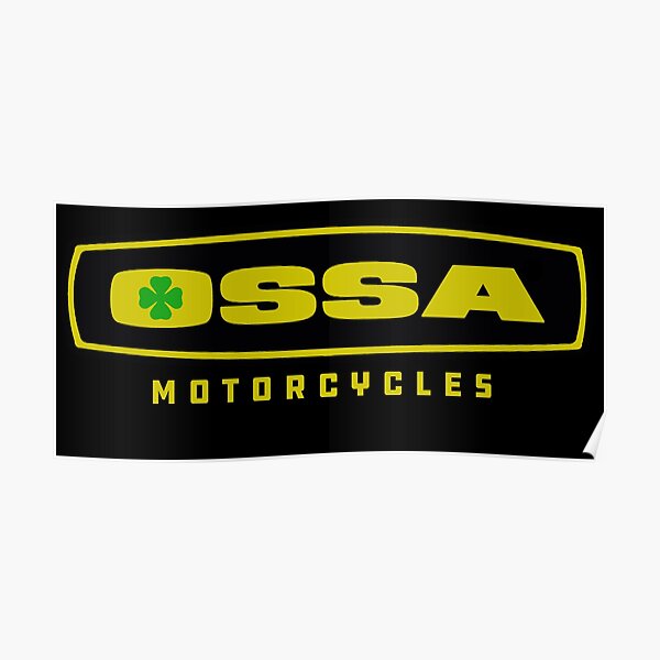 ossa motorcycle poster