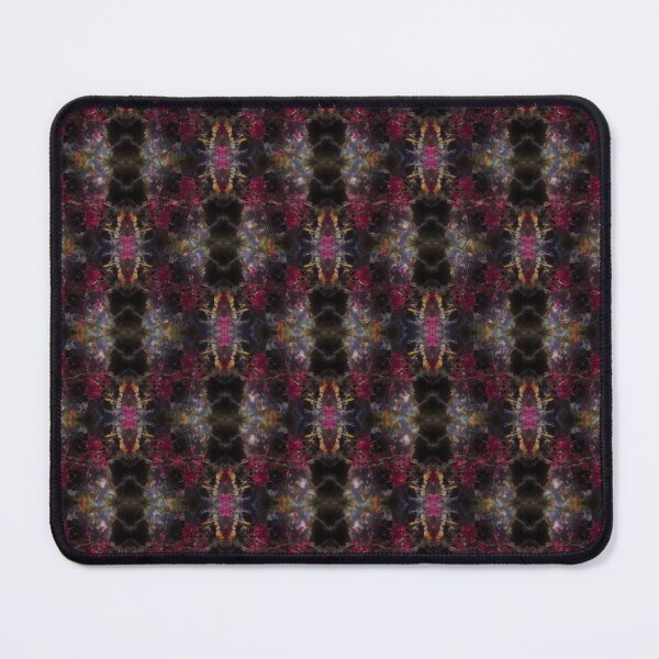 Item preview, red Malus 'Radiant' crab apple blossoms #2 dark pattern designed and sold by Dawna Morton.