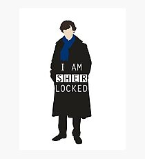 I AM SHERLOCKED Photographic Print