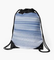Shadow Painted Ice ... Sprinkled with Snow Drawstring Bag