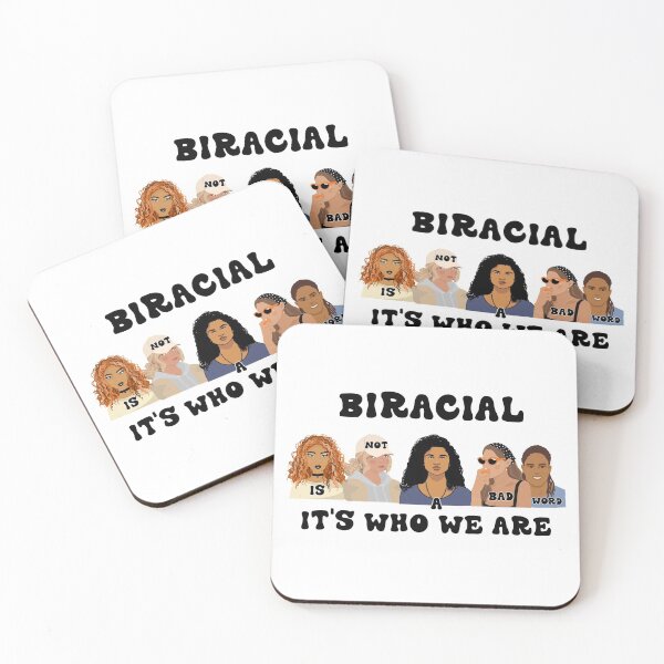 Item preview, BIRACIAL IS NOT A BAD WORD IT'S WHO WE ARE   designed and sold by DiscoVibes.